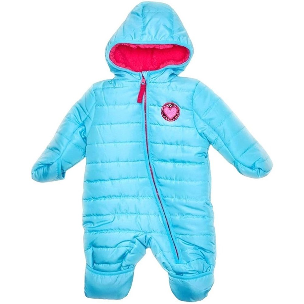 Wippette Baby Girls Quilted Pram with Furry Lining